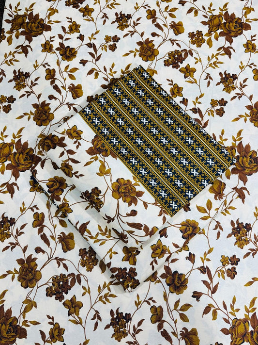 FLORAL PRINTED 2PC D-9