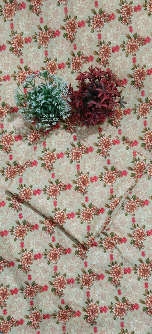 FLORAL PRINTED 2PC D-42