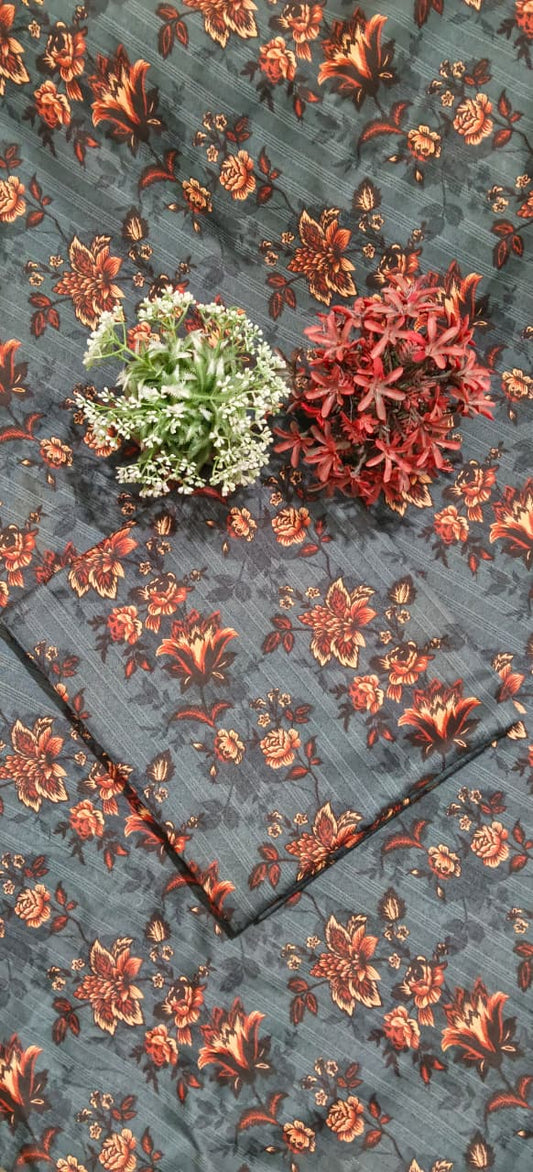 FLORAL PRINTED 2PC D-44
